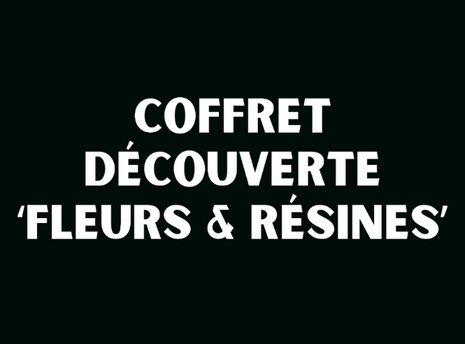 COFFRET RÉSINES & FLEURS