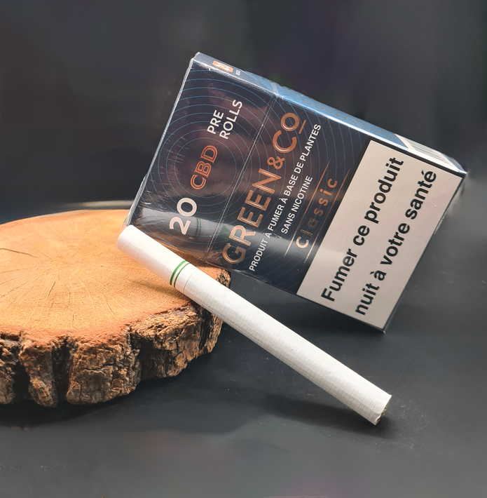 CIGARETTES CBD "GREEN & CO" CLASSIC