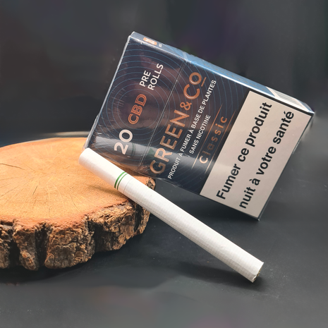 CIGARETTES PRE-ROLLS "GREEN & CO" CLASSIC