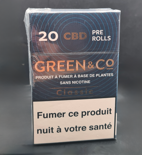 CIGARETTES PRE-ROLLS "GREEN & CO" CLASSIC