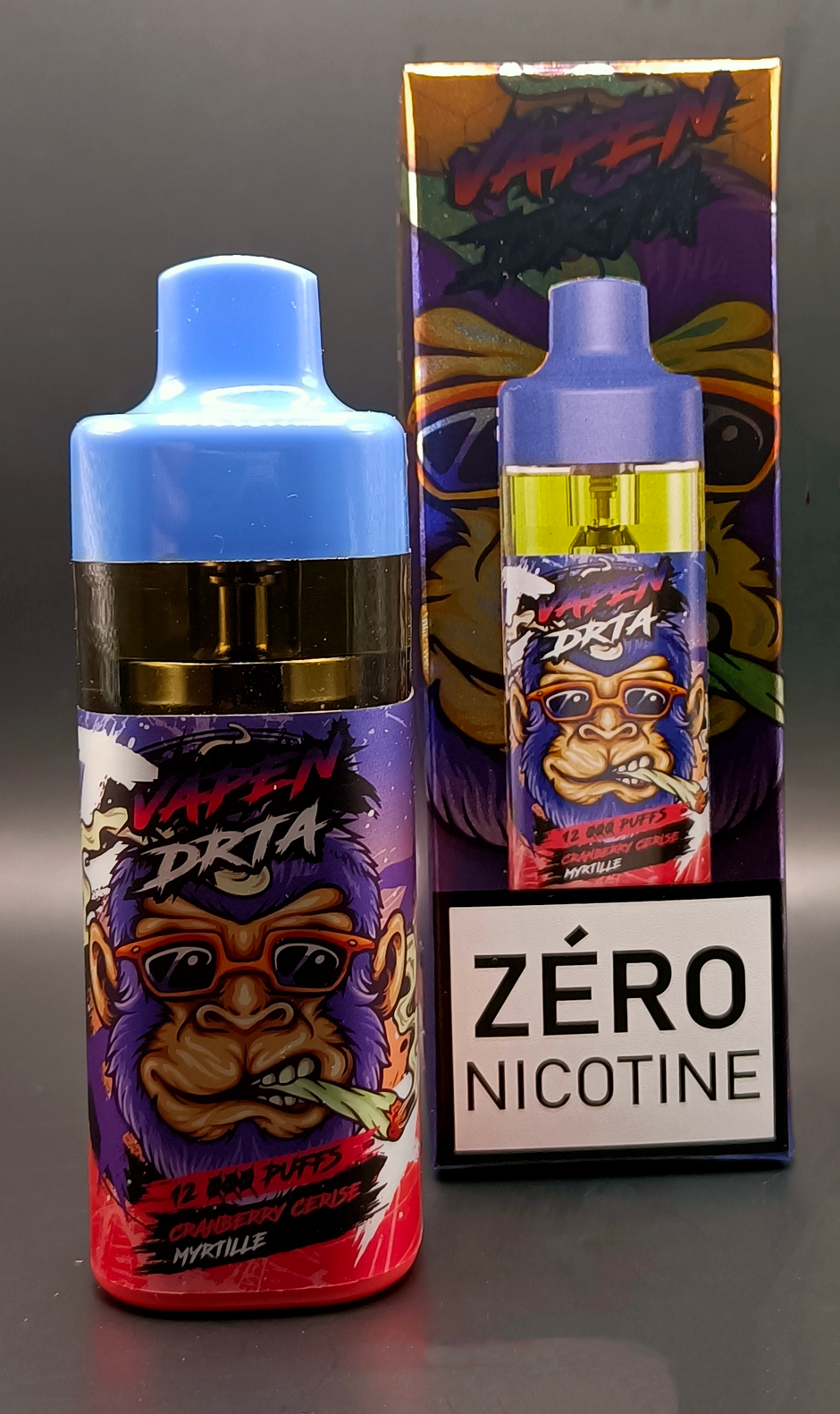 PUFF RECHARGEABLE 12 000 VAPEN - CRANBERRY CERISE MYRTILLE