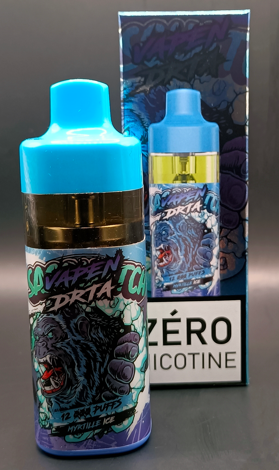 PUFF RECHARGEABLE 12 000 VAPEN - MYRTILLE ICE